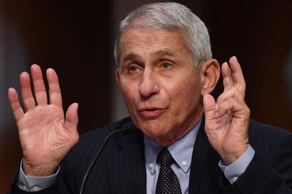 Dr. Anthony Fauci suggested that any criticism against him is actually criticism of science.