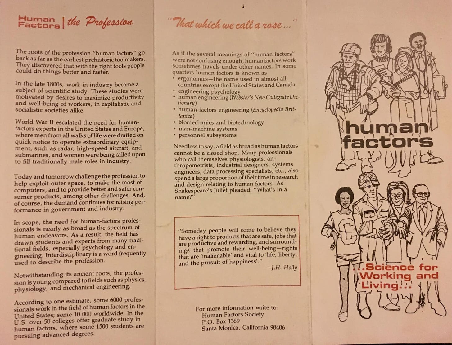 Human Factors pamphlet