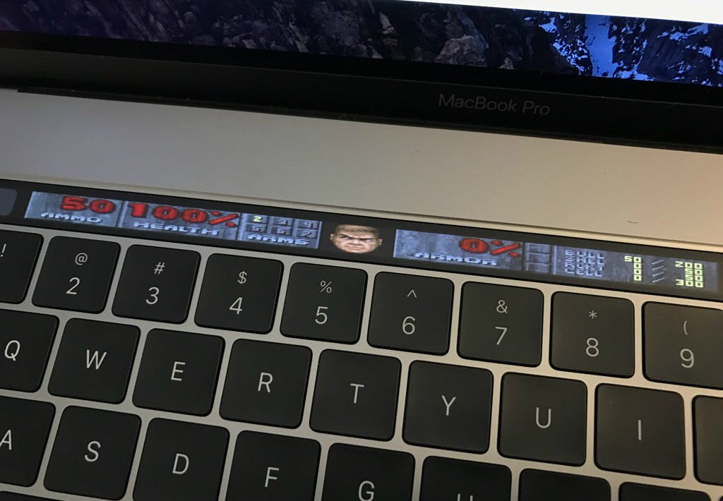 The MacBook Pro Touch Bar plays 'Doom' because of course it does | Engadget