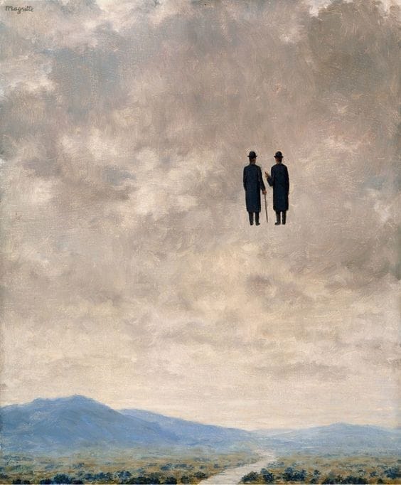 Artwork Title: The Art of Conversation - Artist Name: René Magritte