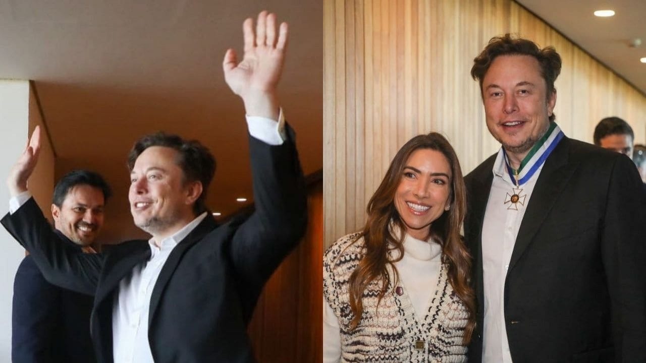 Em discurso para Elon Musk, Fábio Faria mostra Patrícia Abravanel e  'baba-ovo' do empresário