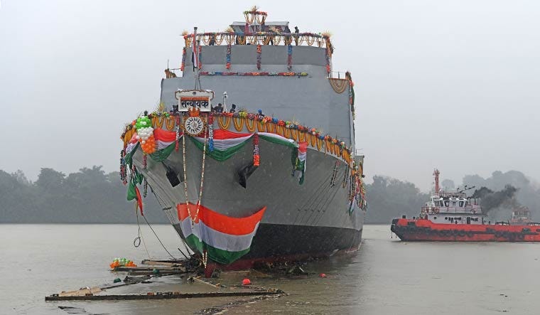 GRSE Kolkata launches large survey ship &#39;Sandhayak&#39; - The Week