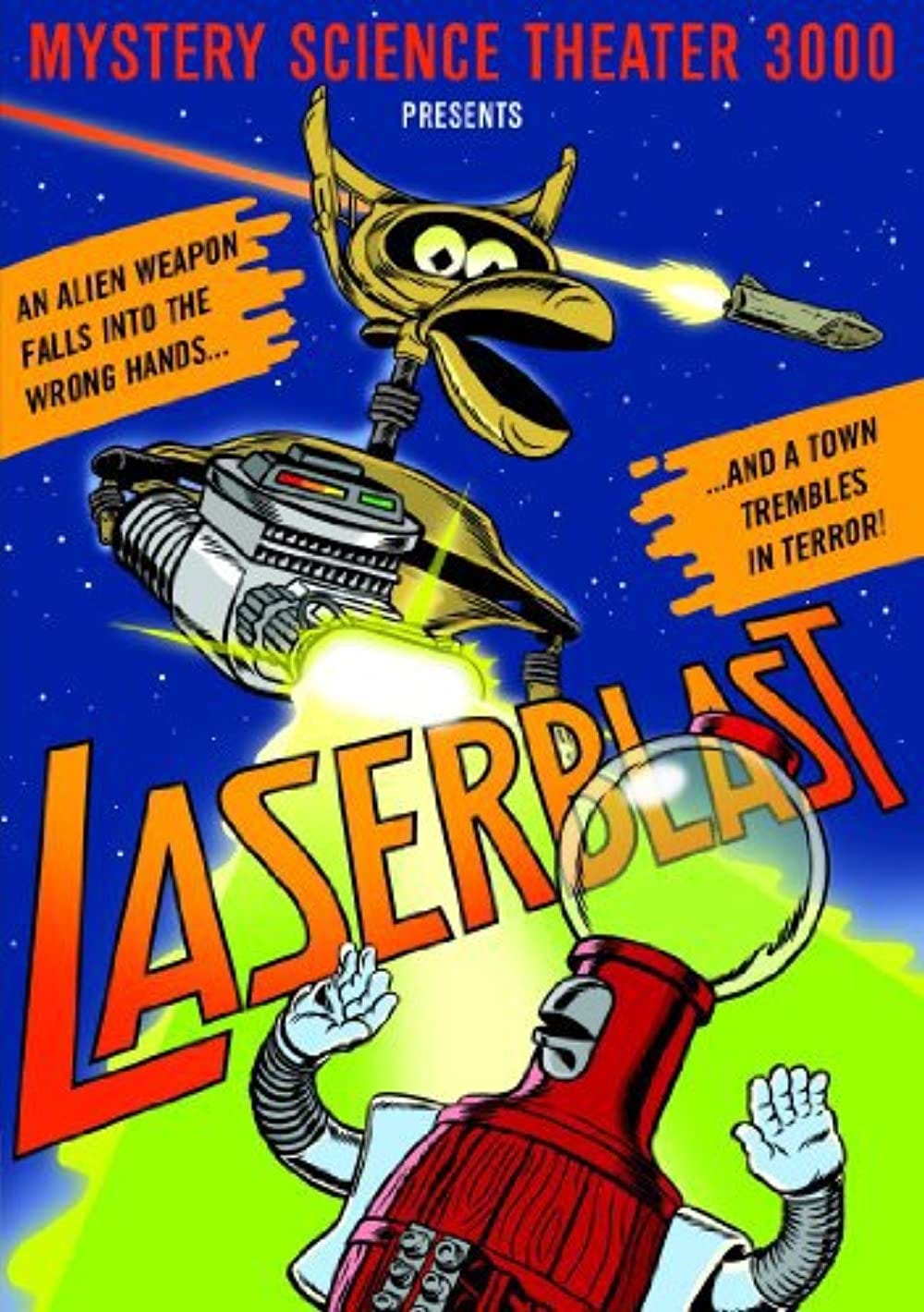 A poster for the LASERBLAST episode of MST3K.