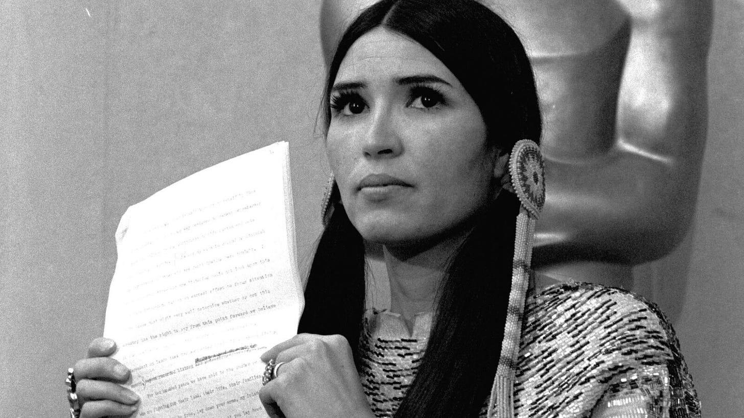 Sacheen Littlefeather, Activist Who Rejected Brando's Oscar, Dies at 75 -  The New York Times