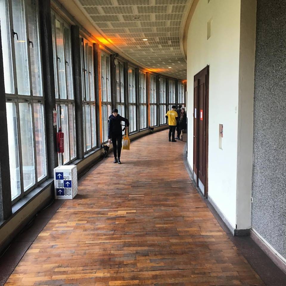 Funkhaus round hallway