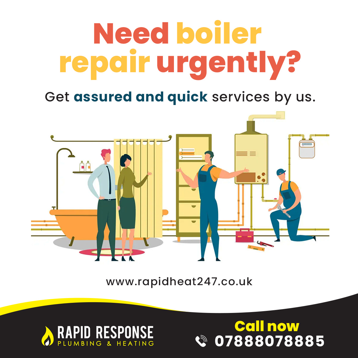 Find gas safe registered boiler repair team in London