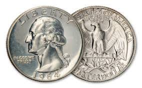 1964-P Washington Silver Quarter Proof | GovMint.com