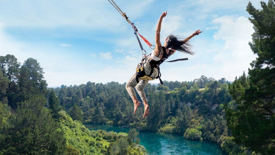 AJ Hackett Bungy - Taupo Swing - Epic deals and last minute discounts