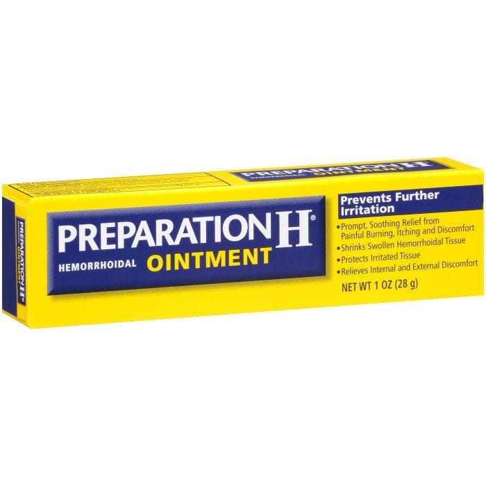 Preparation H Hemorrhoidal Ointment- 1 Oz