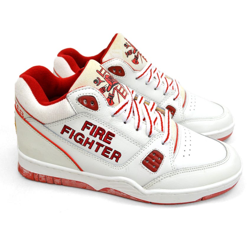 80's ～ Dead stock PRO-JOGGS'FIRE FIGHTER' FIRE DEPT sneakers ... 10