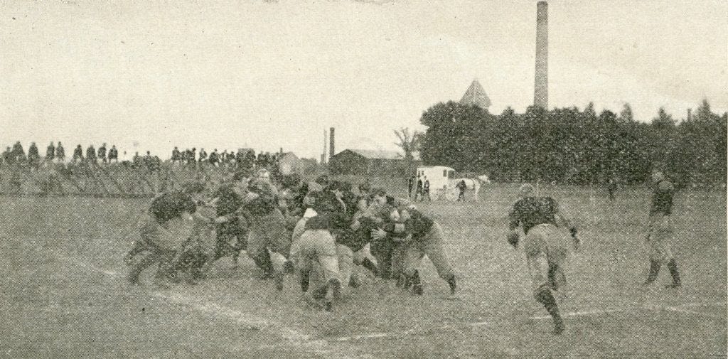 1904 Purdue Notre Dame Game Action