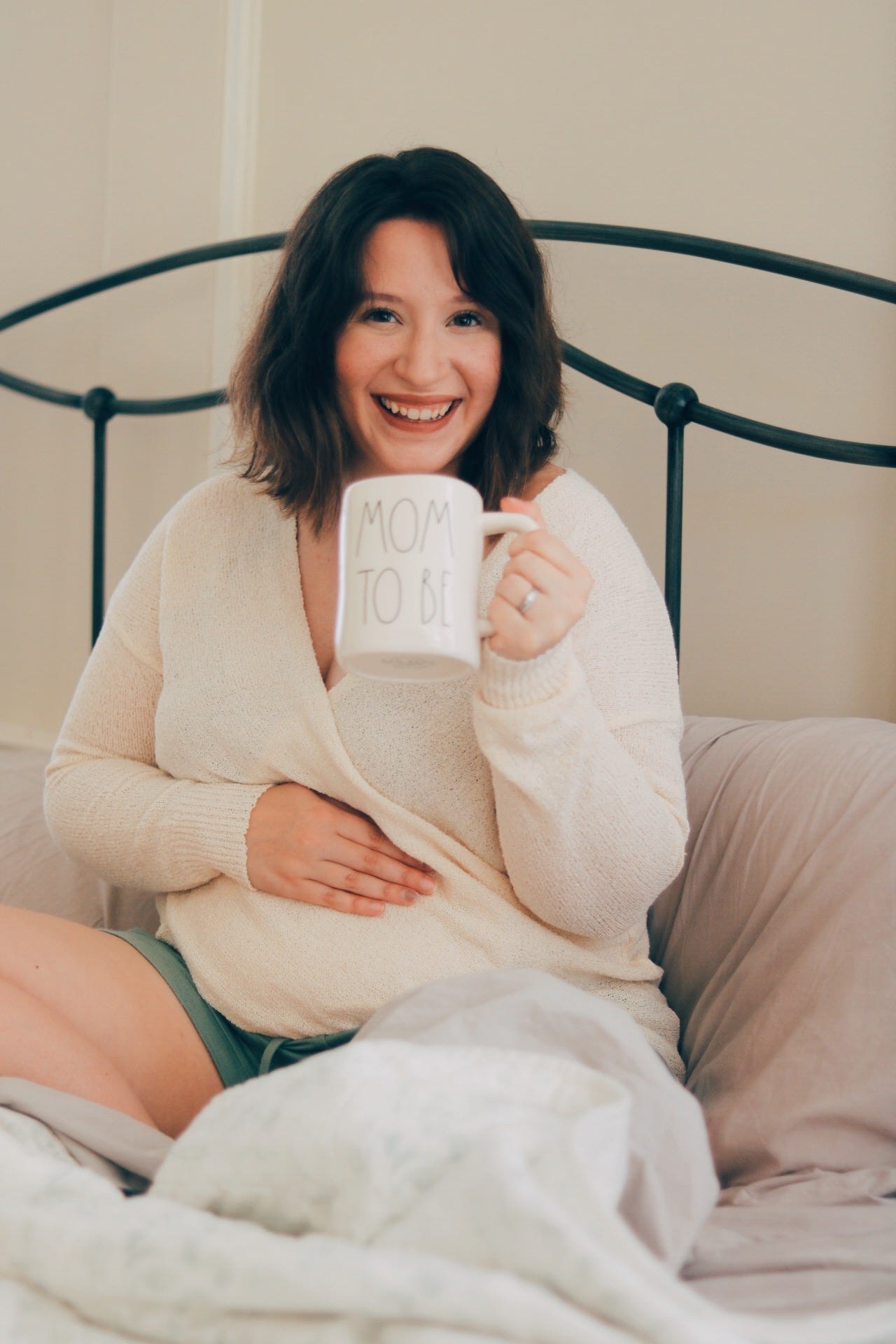 PinkBlush Maternity Sweater + 5 Things I Didn't Expect about Pregnancy