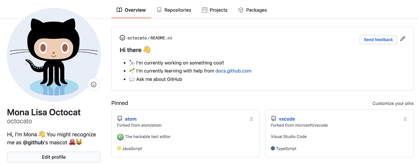 About your profile - GitHub Docs