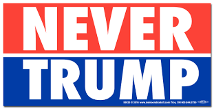 Never Trump Bumper Sticker - #BS55020 - DemocraticStuff.com