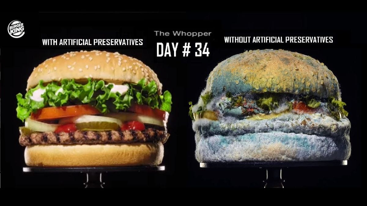 Burger King :The Moldy vs Shining all the time Whopper - YouTube
