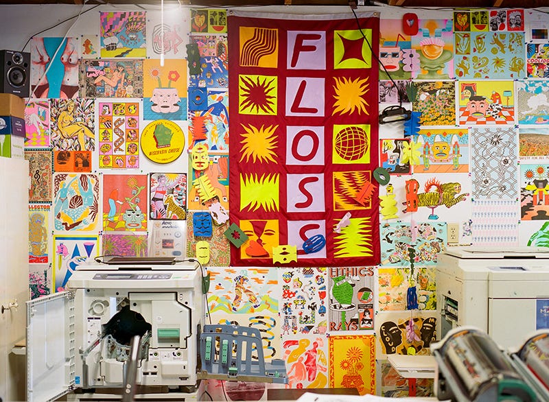 The Floss Editions studio. Photo: James Rice.