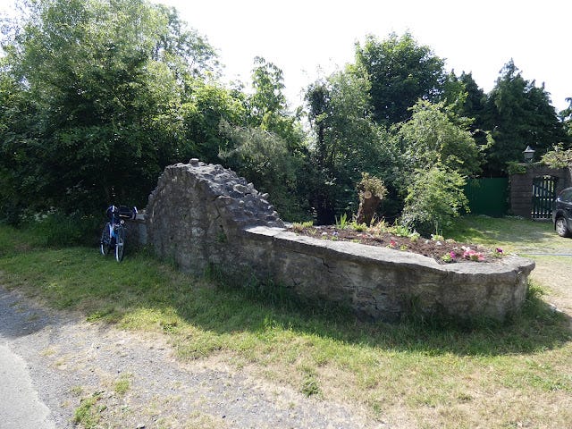 St. Colmcille's Well, Calliaghstown, Co. Meath, View from the Road 2.