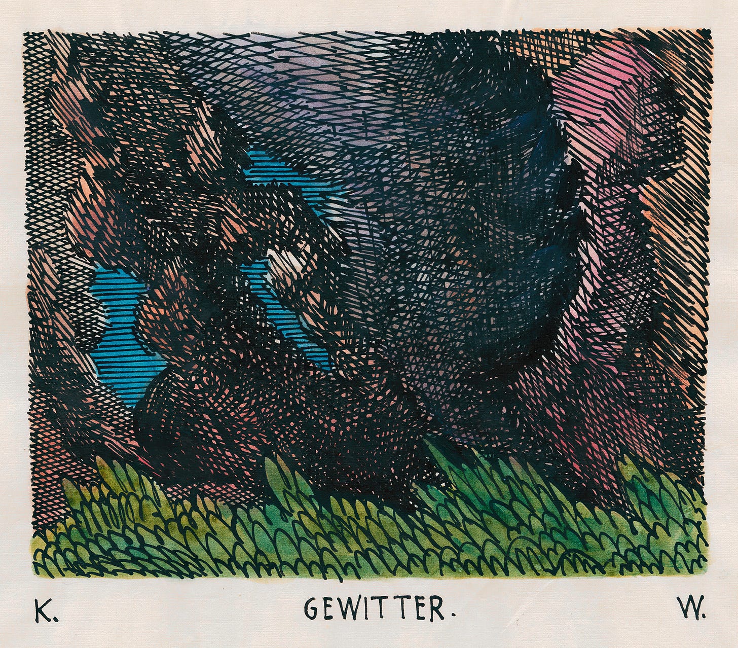 Gewitter (around 1922) by Karl Wiener