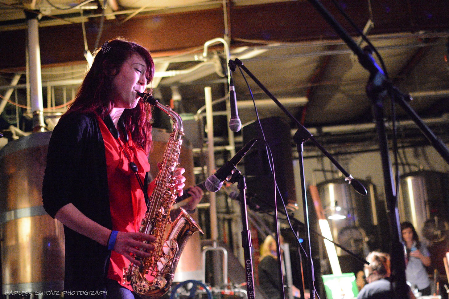 Amanda Gardier, an extremely versatile sax player who can sit in with anyone anywhere. You can ofter find her playing in the jazz venues in and around Indianapolis, and also with the Charlie Ballantine’s band.