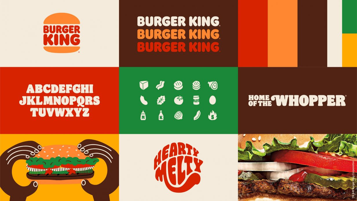 Burger King branding images