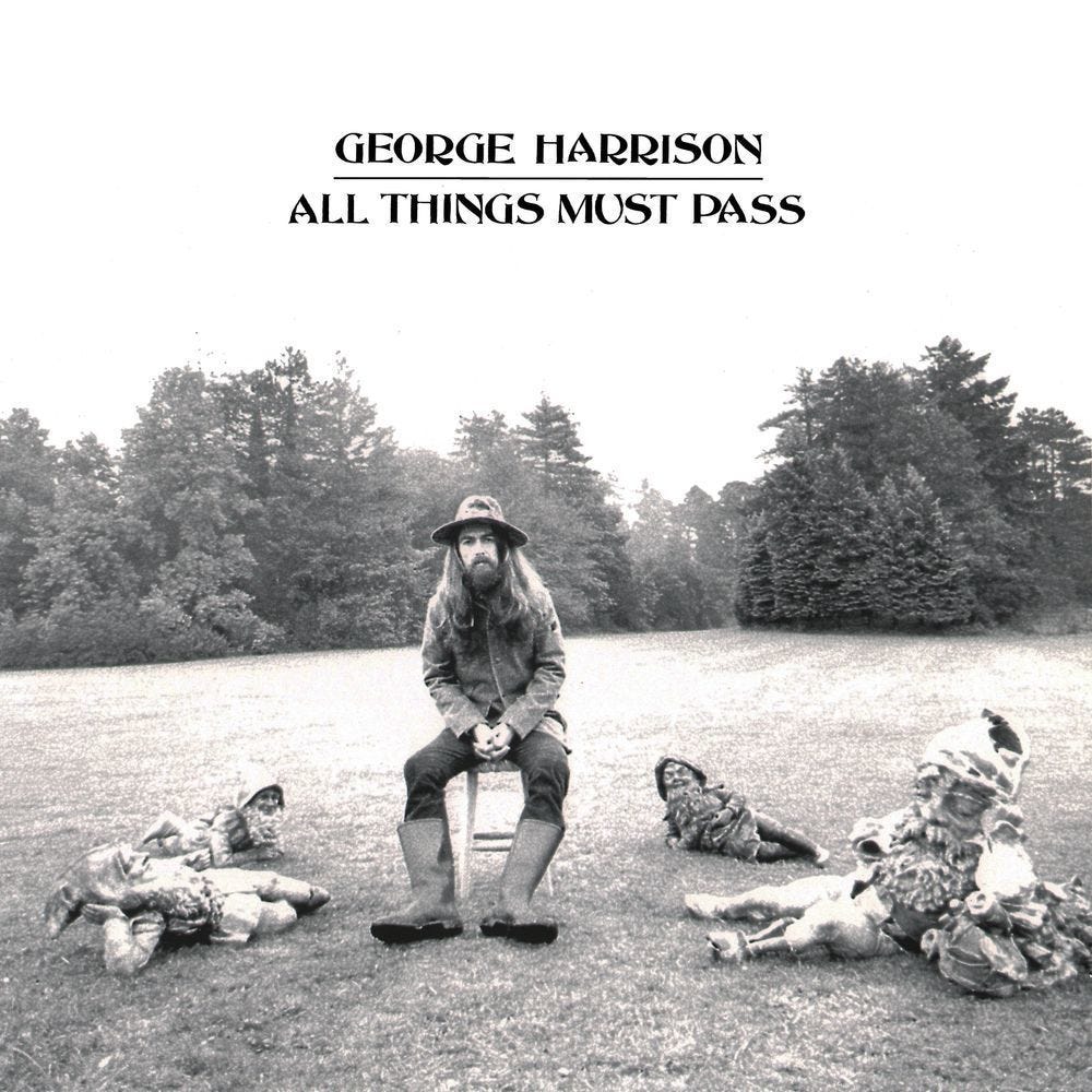 Coveret til George Harrisons 'All Things Must Pass'-album fra 1970