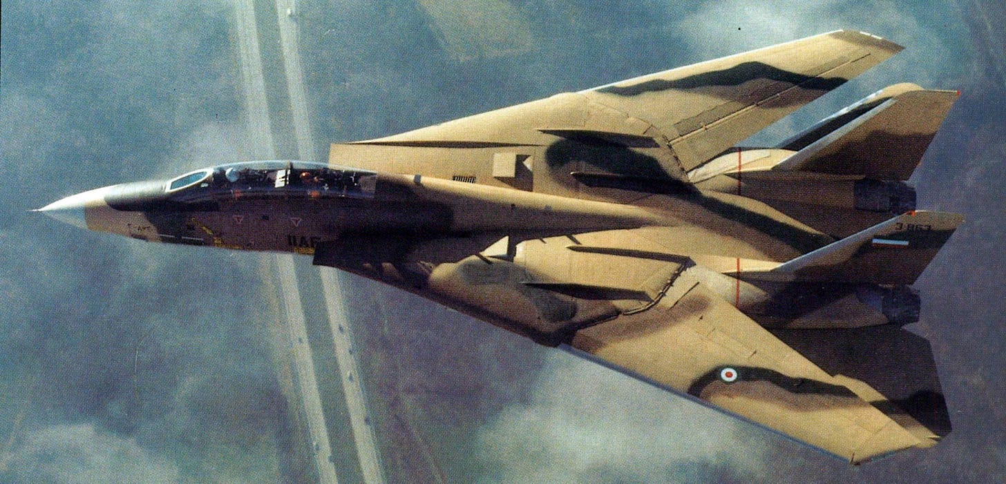 During the reign of the Shah, the U.S. sold a number of F-14 Tomcats to  Iran; they've since become the pride of the Iranian Air Force. : r/aviation