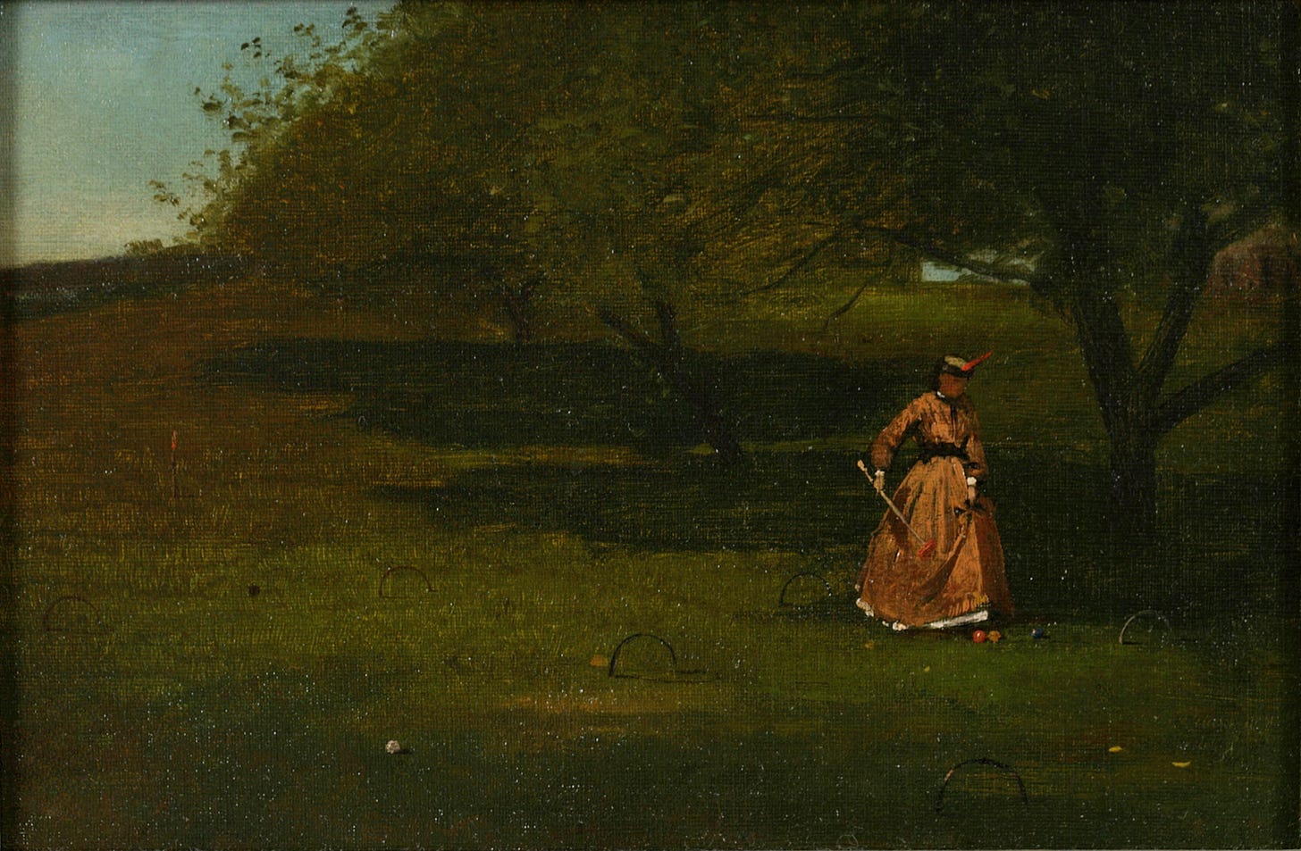 Croquet Player (circa 1865)