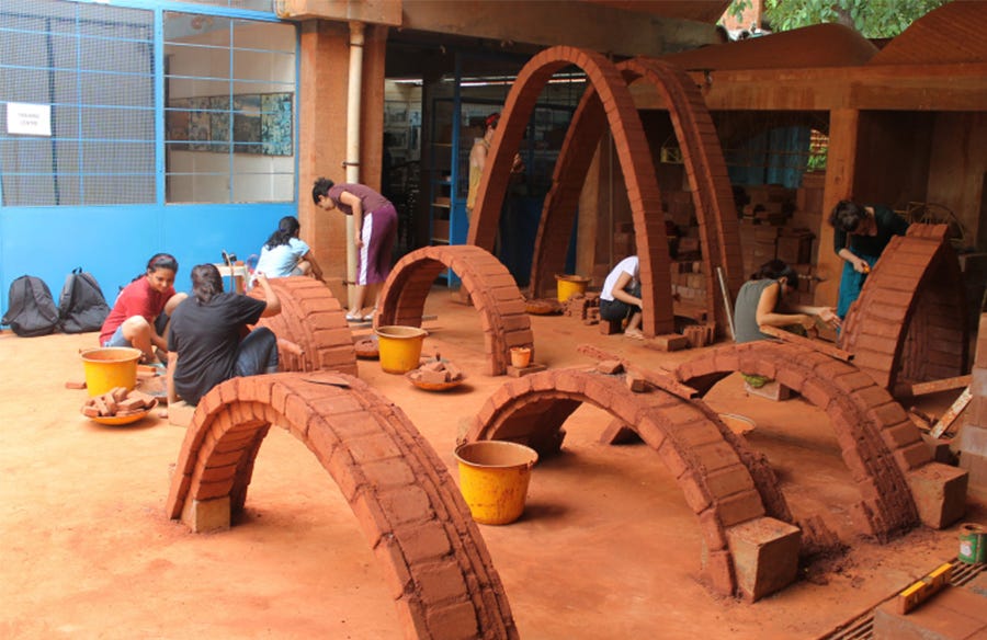 Revival of Earthen Architecture: Auroville - RTF | Rethinking The Future