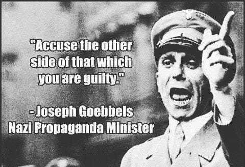 Mikel Jollett on Twitter: &quot;&quot;Accuse the other side of that which you are  guilt.&quot; - Joseph Goebbels, Nazi Propaganda Minister  https://t.co/HvOjahDzQO&quot; / Twitter