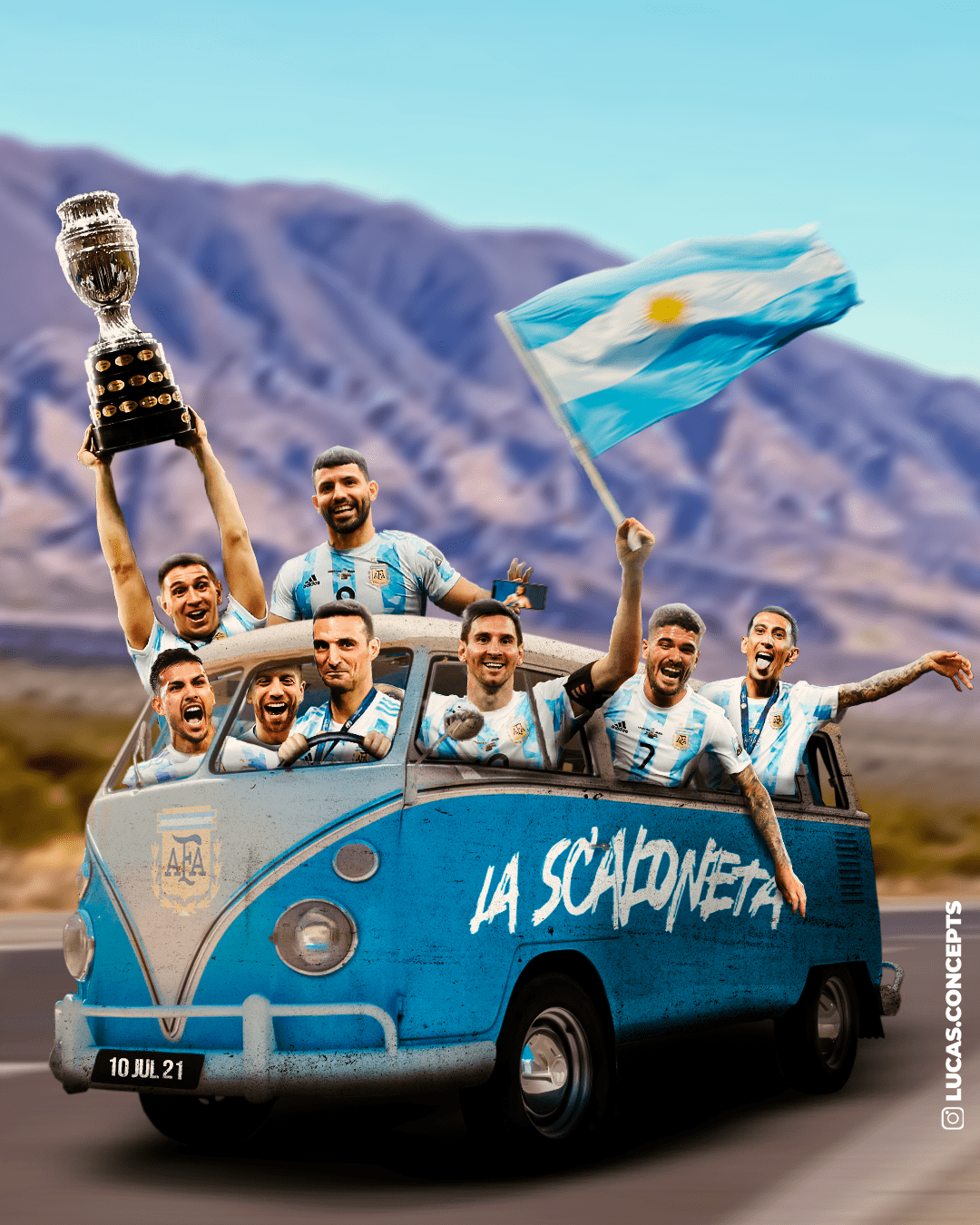La Scaloneta - Seleccion Argentina on Behance