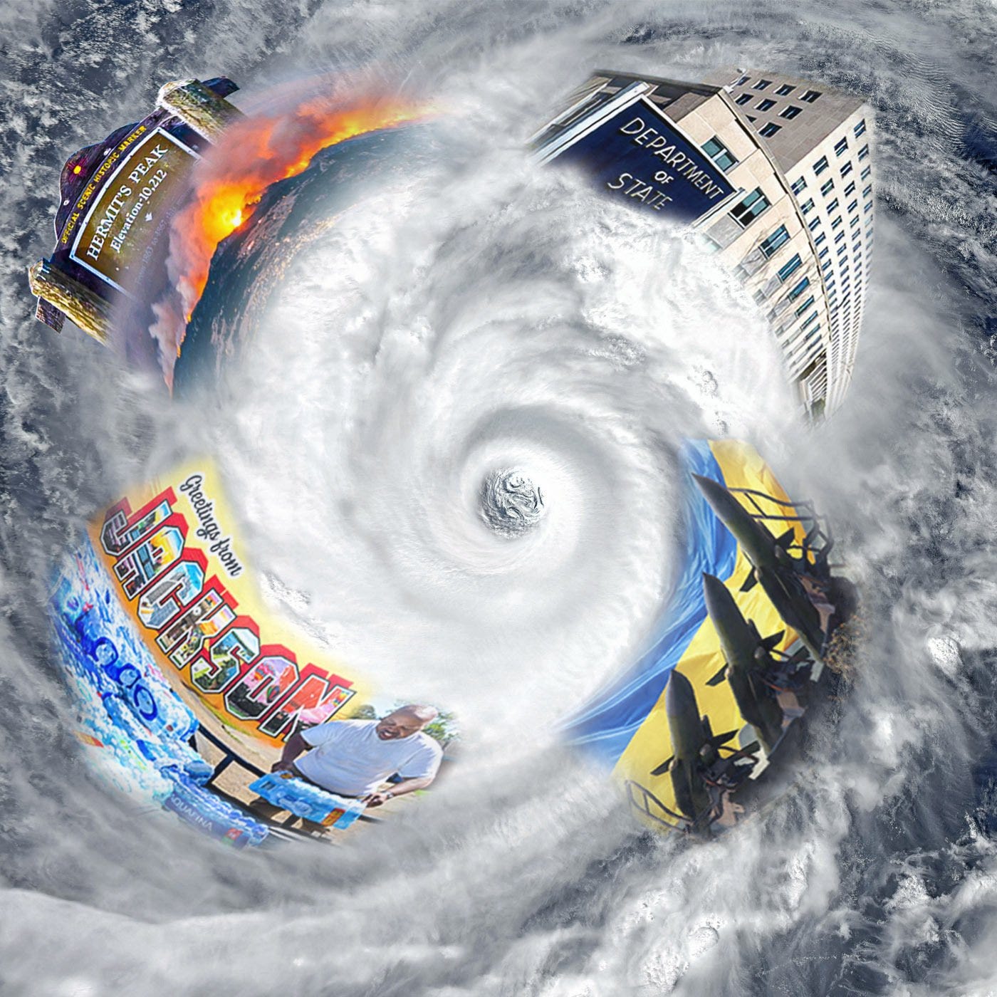 Promo image for new ep. of Congressional Dish: Hurricane of problems