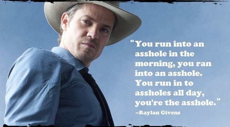 10 Most Unforgettable JUSTIFIED Quotes - Movie TV Tech Geeks News