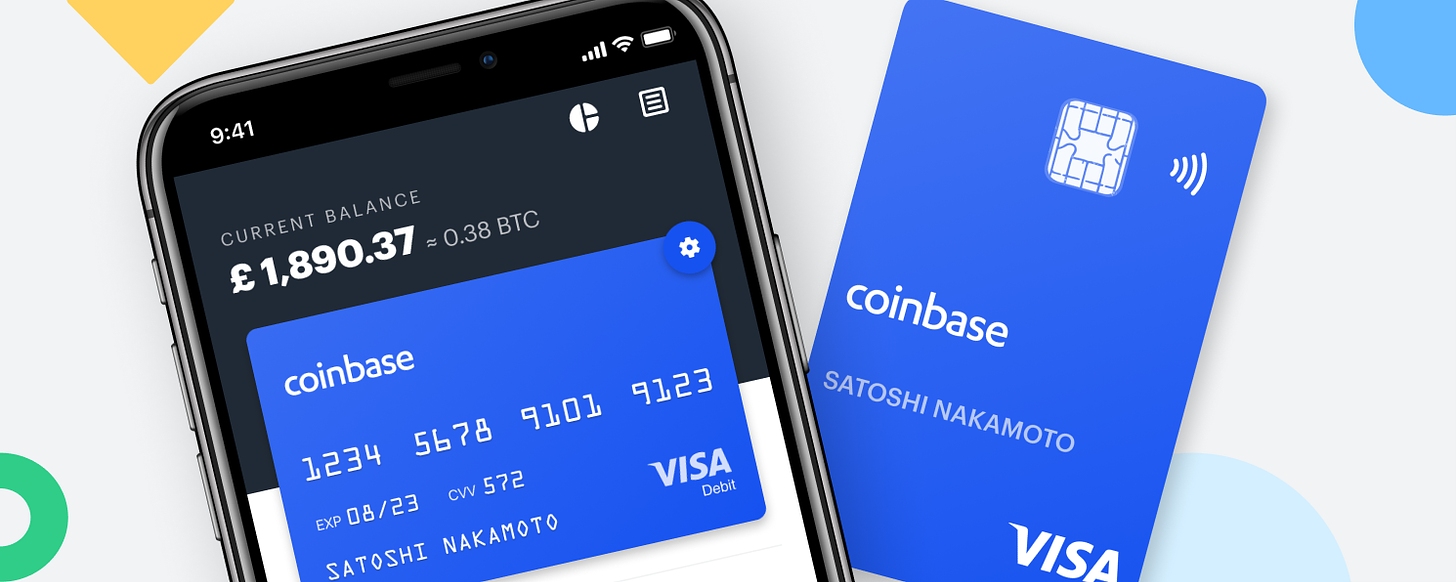 Spend your crypto instantly with Coinbase Card | by Zeeshan Feroz | The  Coinbase Blog
