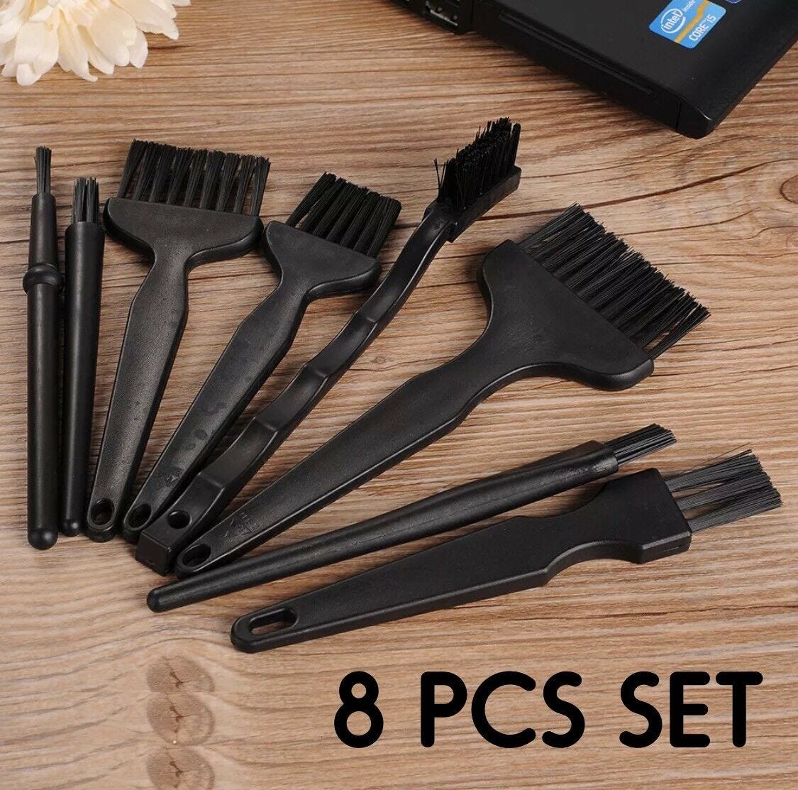 8pcs ESD SMD Anti-static Cleaning Brush Set for Electronic Repair PCB  Soldering | eBay