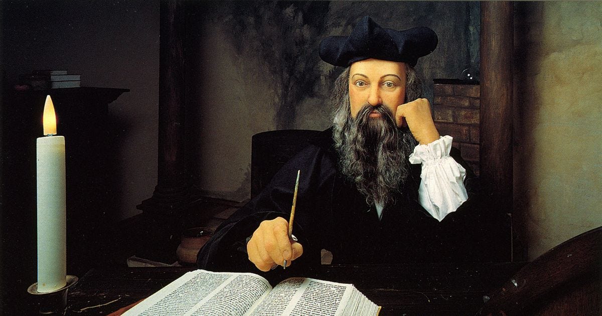Nostradamus' terrifying predictions for 2021 from brain chips in soldiers  to asteroid hitting earth - Daily Record