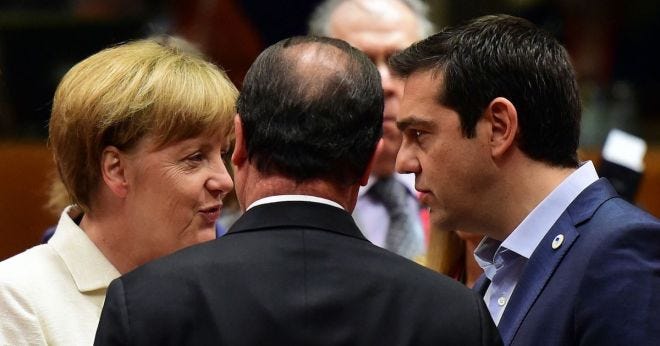 German-Chancellor-Angela-Merkel-French-President-Francois-Hollande-and-Greek-Prime-Minister-Alexis-Tsipras