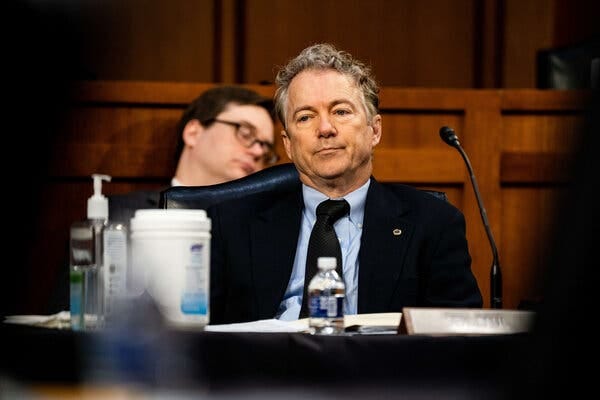 Senator Rand Paul, Republican of Kentucky and a former ophthalmologist, said he was refusing a vaccine.