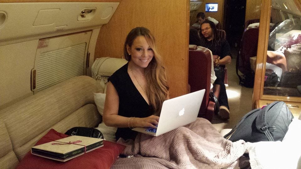 Queen of technology Pon de plane.&quot; | Mariah carey, Mariah, Mirror selfie
