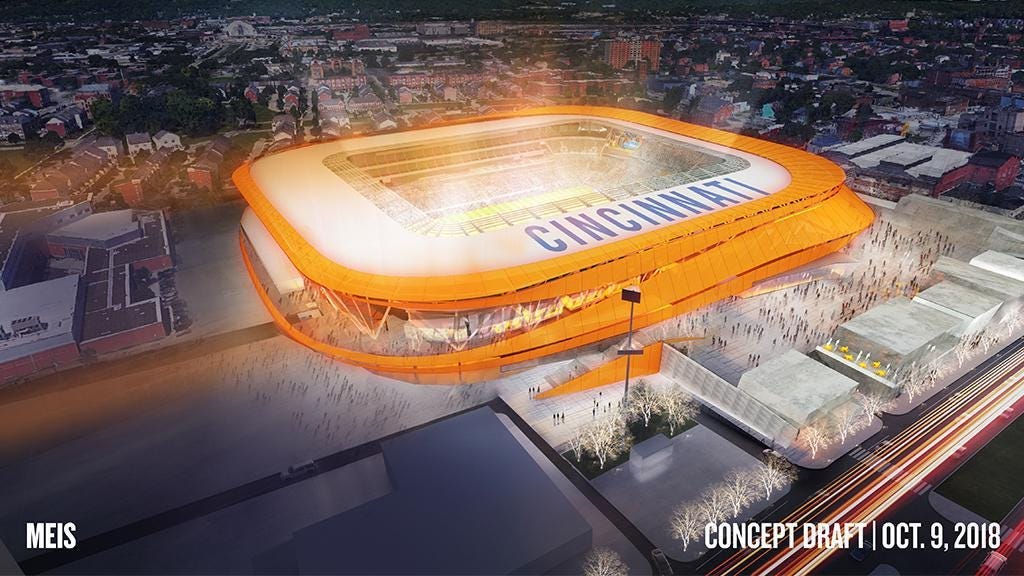 FC Cincinnati replaces Meis with Populous to design its Major League Soccer  Stadium