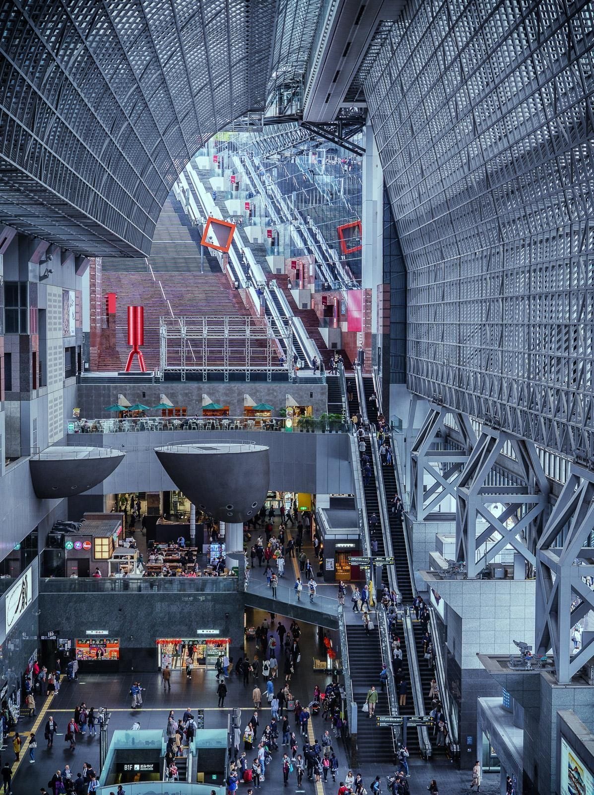 Entry hall of Kyoto Station, Japan : r/InfrastructurePorn