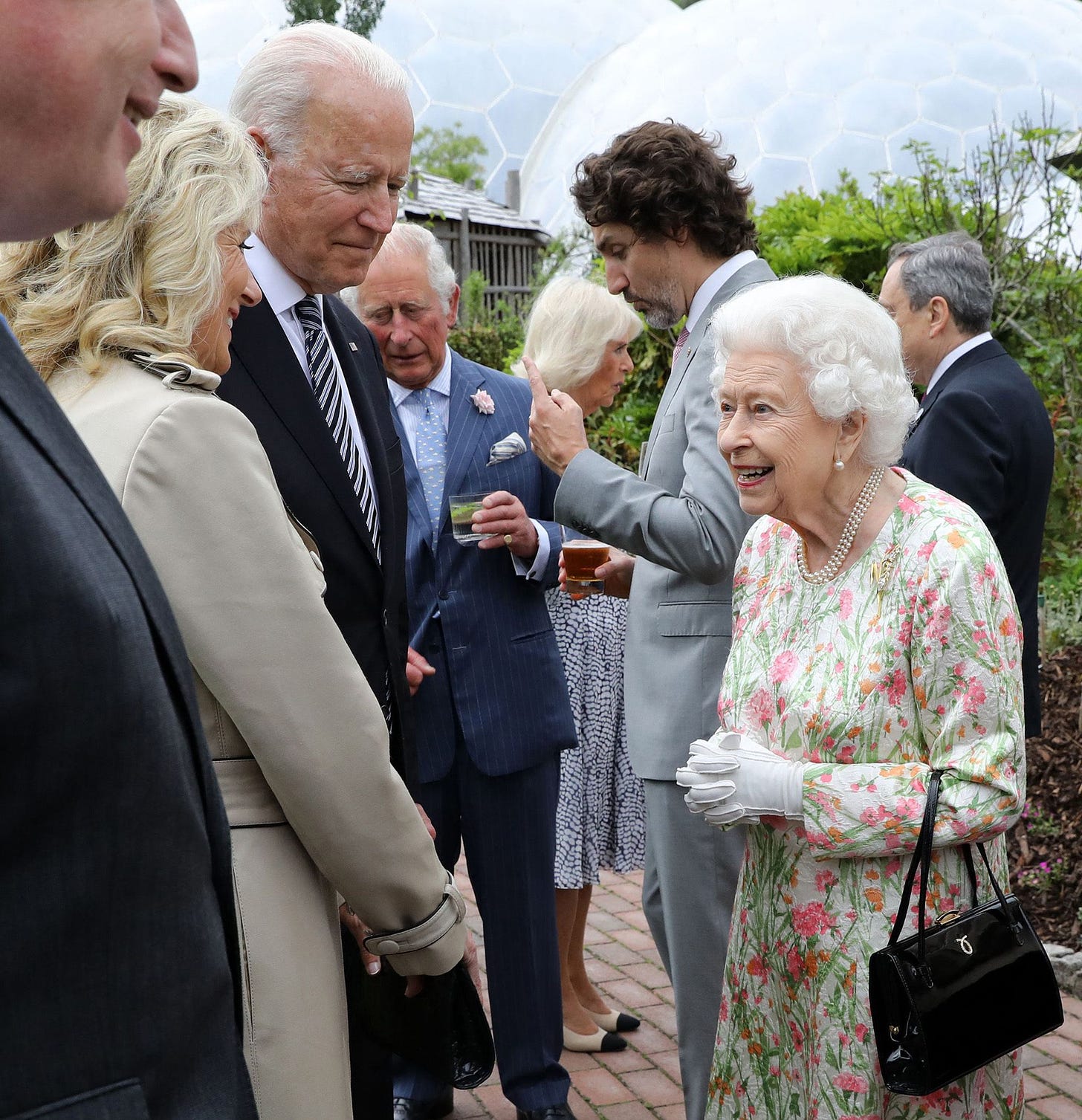 President Biden meets Queen Elizabeth II at G7 reception