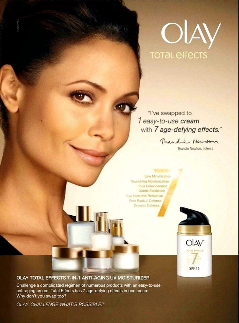 THANDIE NEWTON | OIL OF OLAY SKINCARE COLLECTION ADVERTISEMENT 2012 | Olay,  Beauty ad, Thandie newton