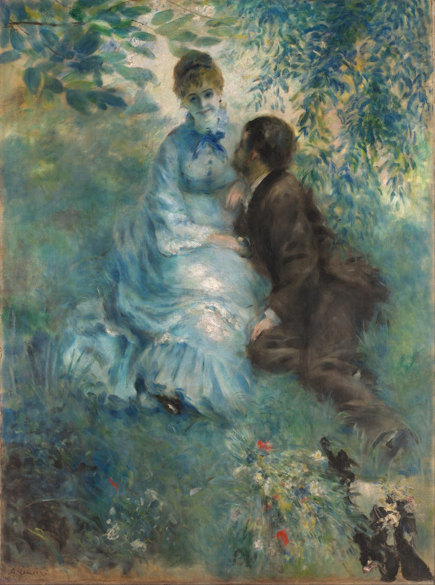 Lovers (1875) by Pierre-Auguste Renoir