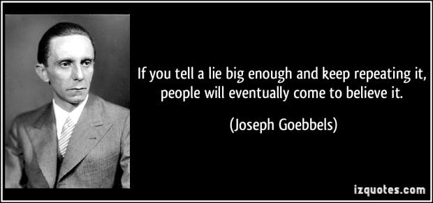 CogBlog – A Cognitive Psychology Blog » Unraveling the mechanism behind “a  lie repeated a thousand times becomes truth”: A cognitive account