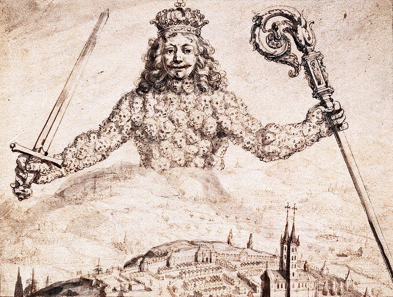 File:Drawing of frontispiece of Leviathan.jpg