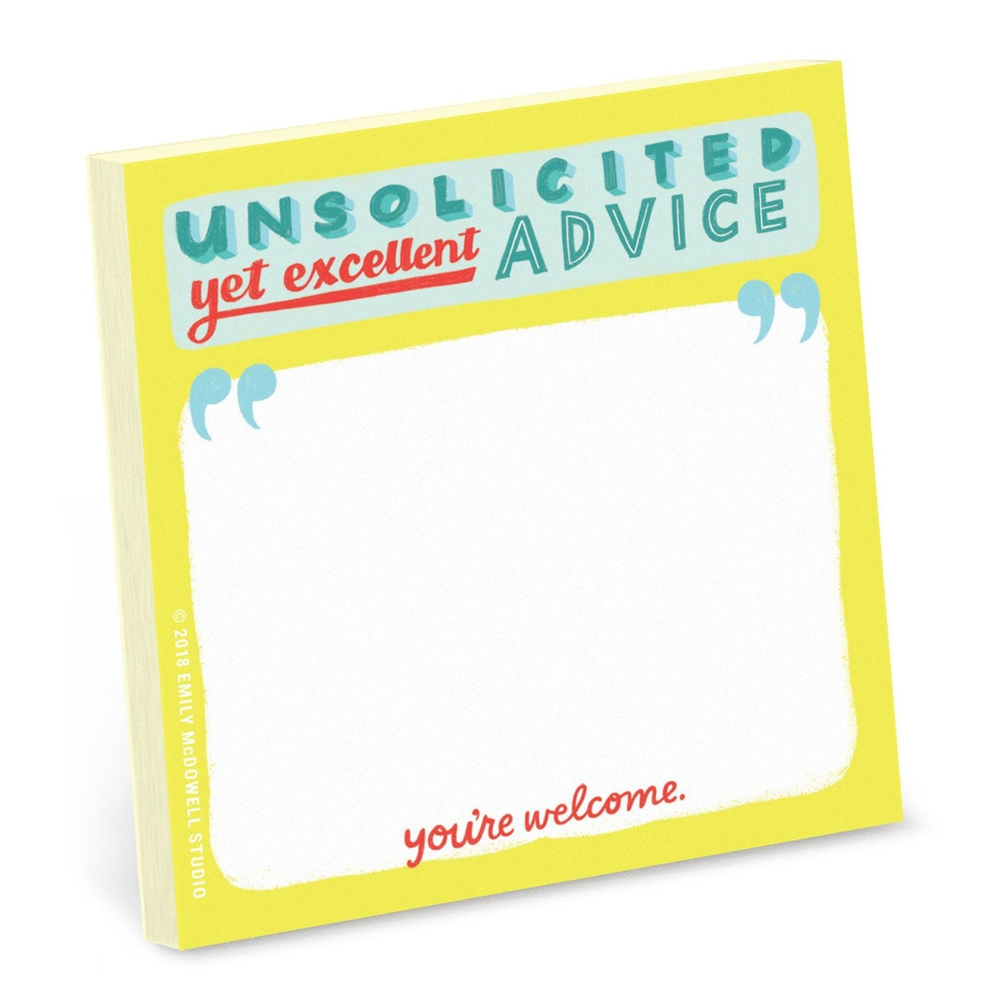 Unsolicited Advice Sticky Note | Emily McDowell & Friends