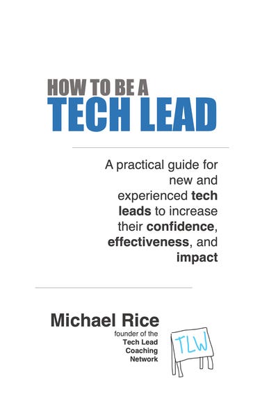 How To Be A Tech Lead