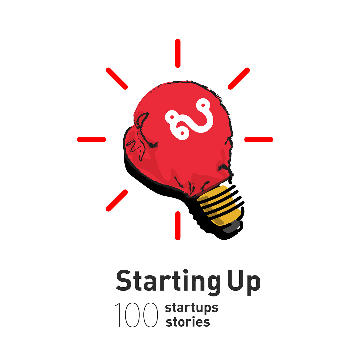 May be an image of text that says 'ស Starting Up 100 stories startups'