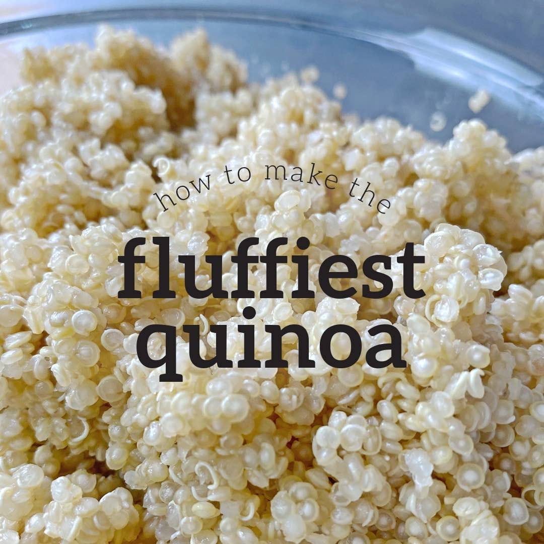 how to make fluffy quinoa