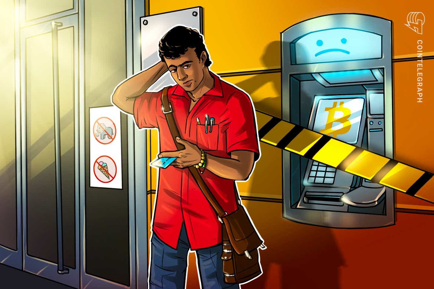 La FCA emite una orden de cese para los cajeros automáticos de Bitcoin